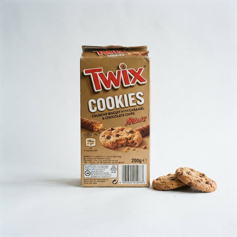 Twix Cookies (UK) — front of pack at Exotic Snaxx Chicago