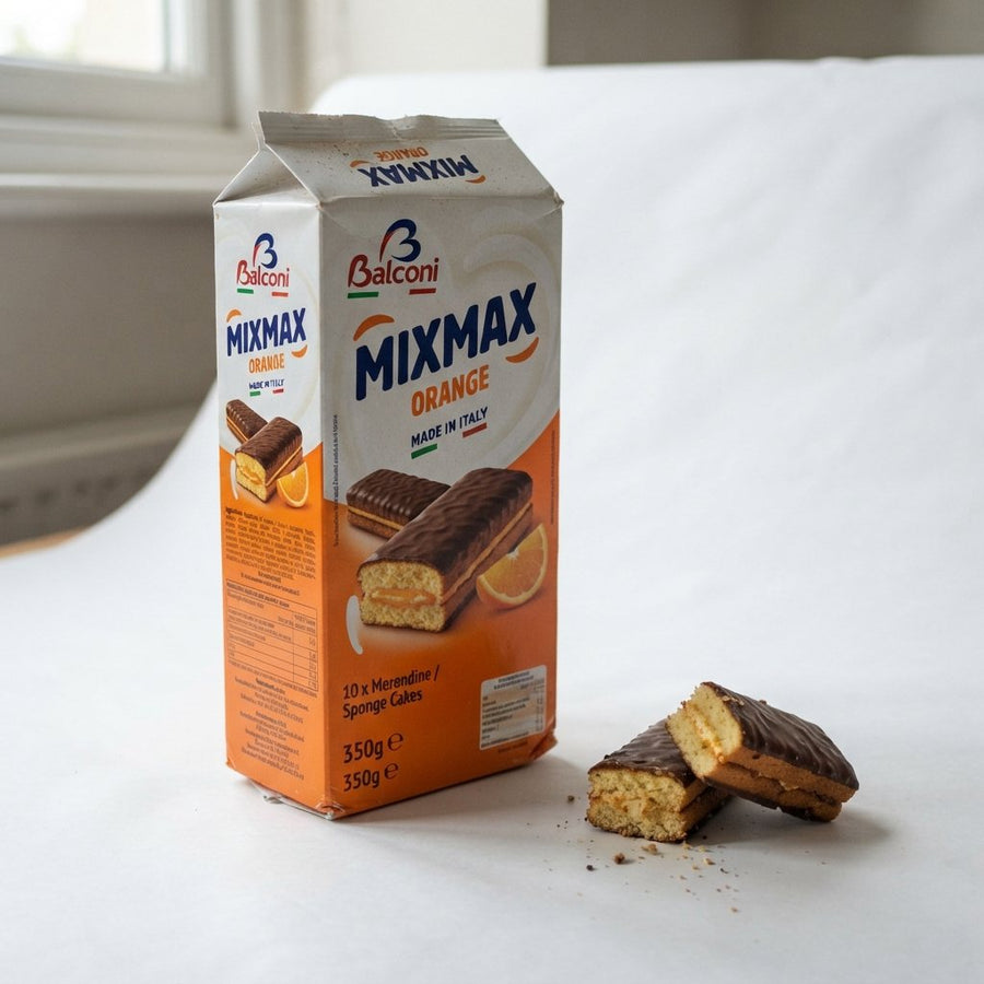 Balconi MixMax Orange Made in Italy — front of pack at Exotic Snaxx Chicago