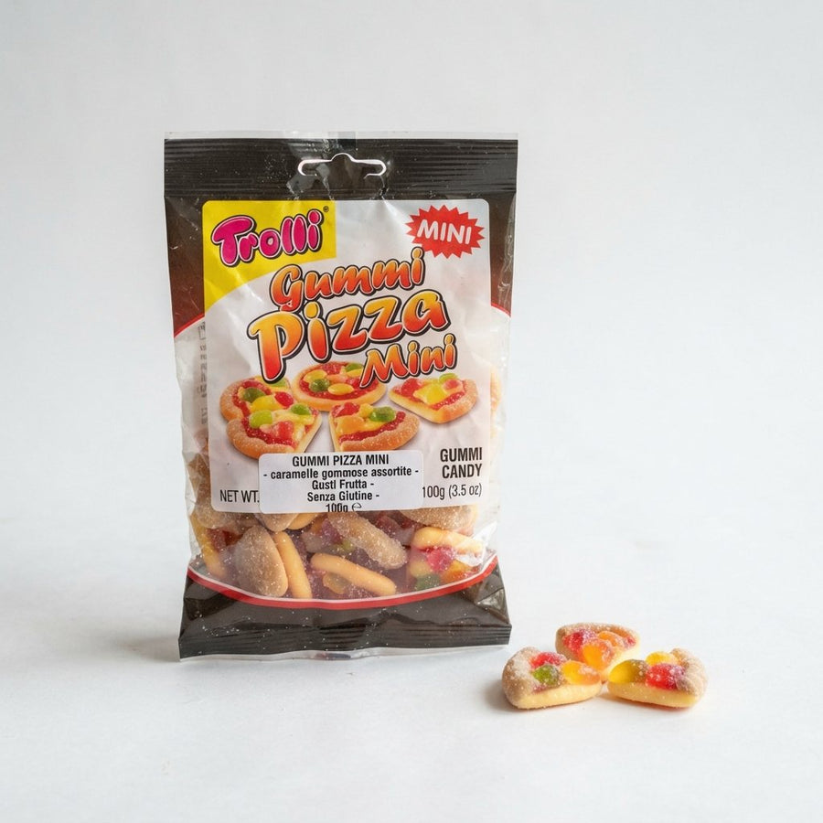 Gummi Pizza Mini — front of pack at Exotic Snaxx Chicago