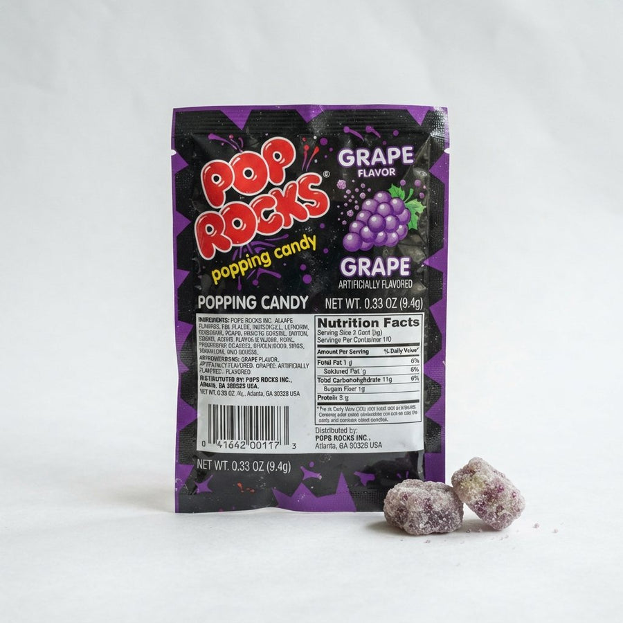 Popping Candy Grape — front of pack at Exotic Snaxx Chicago