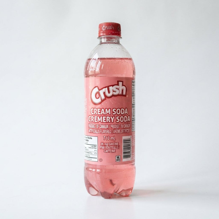Crush Cream Soda Product of Canada — front of pack at Exotic Snaxx Chicago