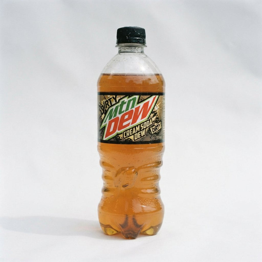 Dirty Mountain Dew Cream Soda Dew — front of pack at Exotic Snaxx Chicago