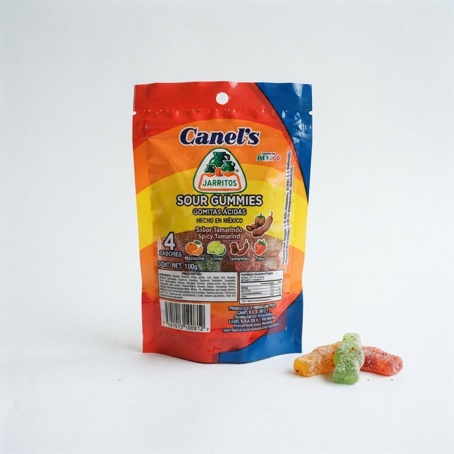 Canel's Jarritos Sour Gummies, Mexico — front of pack at Exotic Snaxx Chicago