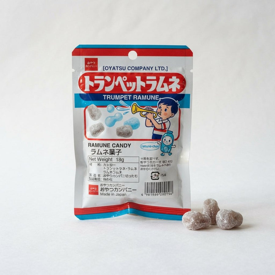 Trumpet Ramune Candy — front of pack at Exotic Snaxx Chicago