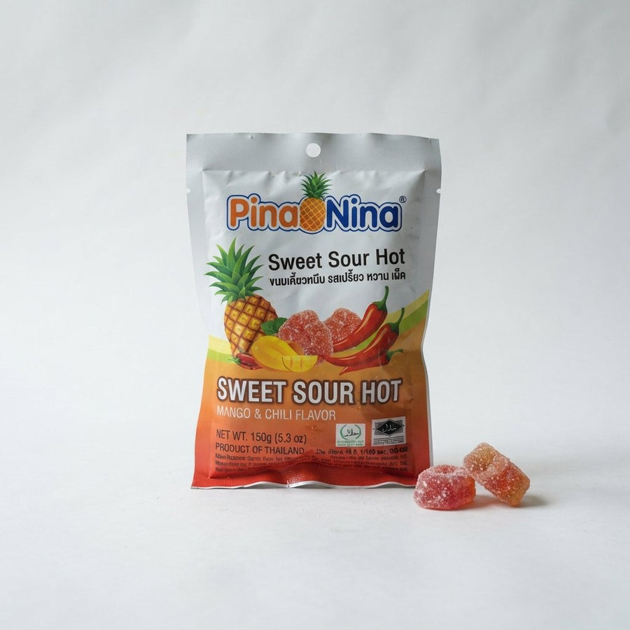 Pina Nina Sweet Sour Hot — front of pack at Exotic Snaxx Chicago