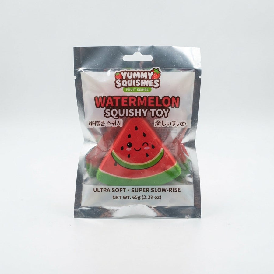 Watermelon Squishy Toy — front of pack at Exotic Snaxx Chicago