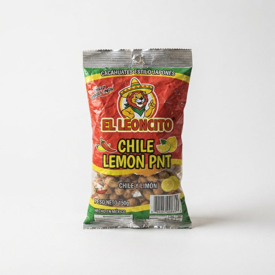 El Leoncito El Super Leon Chile Lemon Pnt — front of pack at Exotic Snaxx Chicago