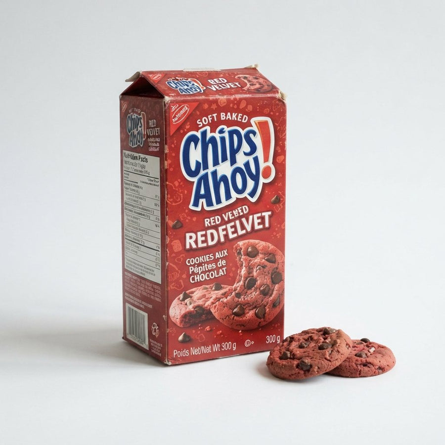 Chip Ahoy Red Velvet — front of pack at Exotic Snaxx Chicago