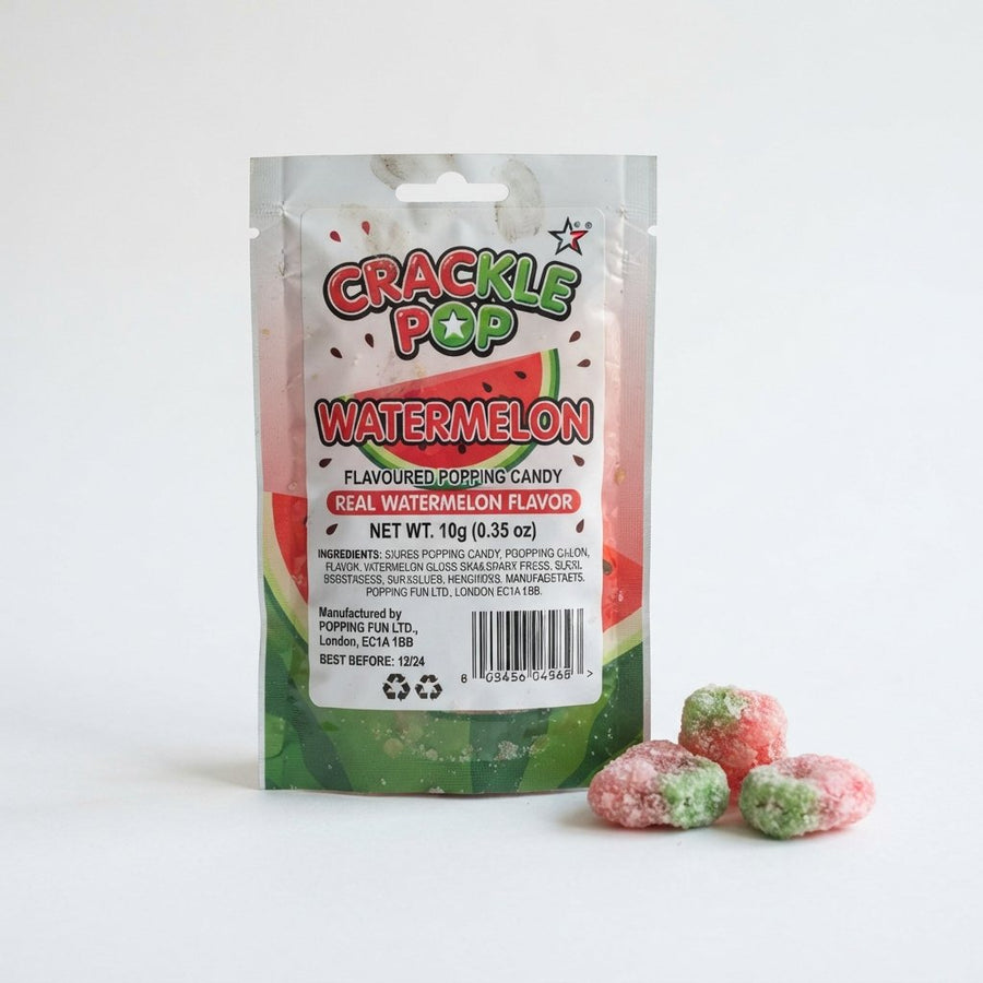 Popping Candy Watermelon — front of pack at Exotic Snaxx Chicago