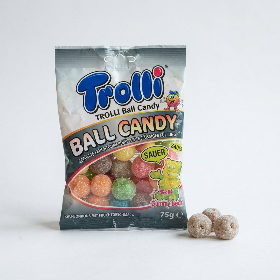 Trolli Ball Candy — front of pack at Exotic Snaxx Chicago