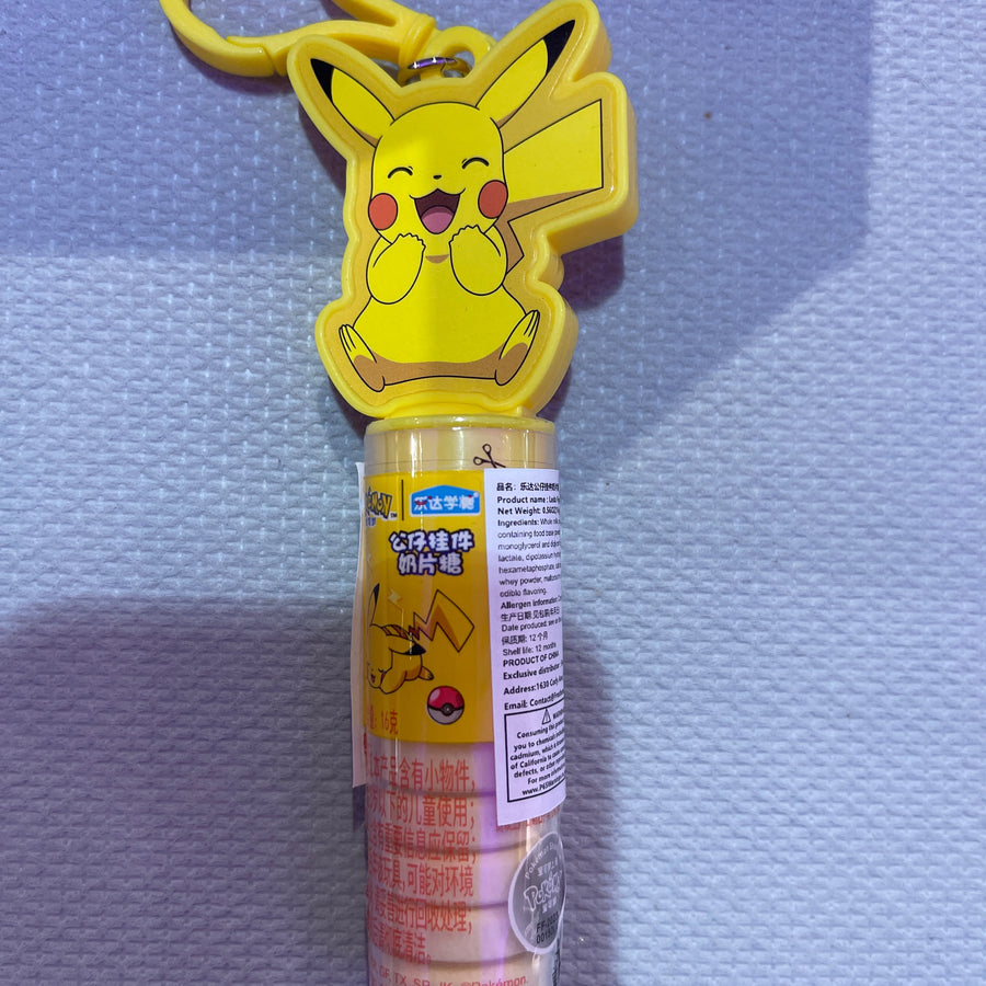 Pokemon Keychain Milky Candy — front of pack at Exotic Snaxx Chicago