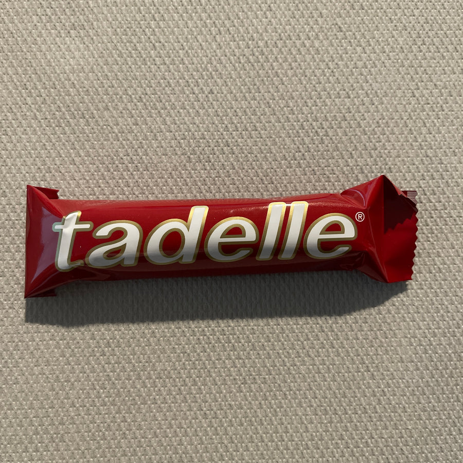 Tadelle Milk Chocolate Bar (Turkey) — front of pack at Exotic Snaxx Chicago