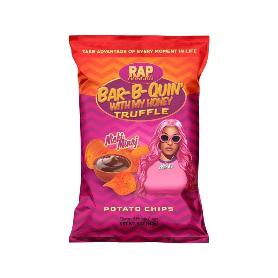 Rap Snacks - BBQ Truffle — front of pack at Exotic Snaxx Chicago