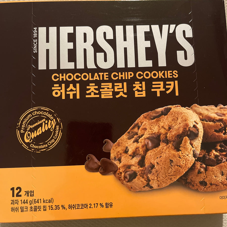 Hershey’s Chocolate Chip Cookies (Korea) — front of pack at Exotic Snaxx Chicago
