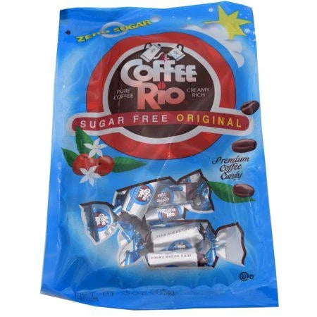 Adams & Brooks Sugar-Free Coffee Rio Candy — front of pack at Exotic Snaxx Chicago