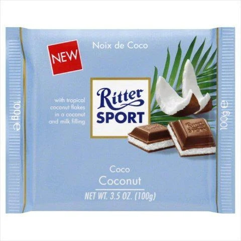 Milk Chocolate with Coconut Deutschland — front of pack at Exotic Snaxx Chicago
