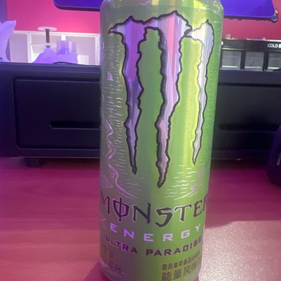Monster Energy Ultra Paradise — front of pack at Exotic Snaxx Chicago