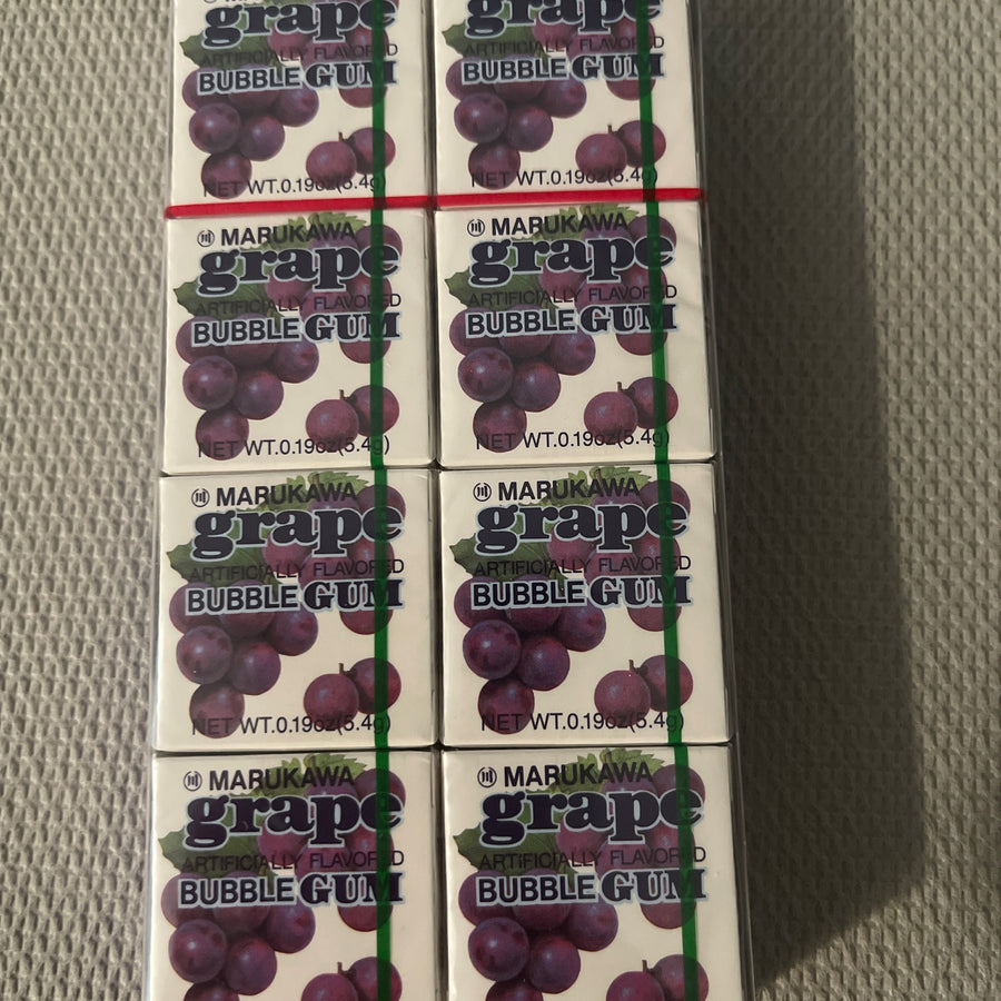 Marukawa Grape Bubble Gum (Japan) — front of pack at Exotic Snaxx Chicago