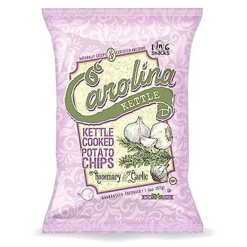 Carolina Kettle - Kettle Cooked Potato Chips - Gluten Free- Kosher — front of pack at Exotic Snaxx Chicago