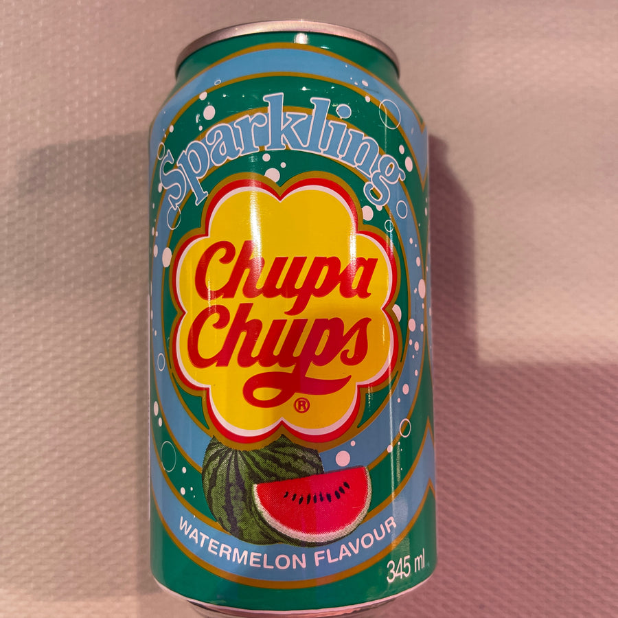 Chups Chups Watermelon (Korea) — front of pack at Exotic Snaxx Chicago