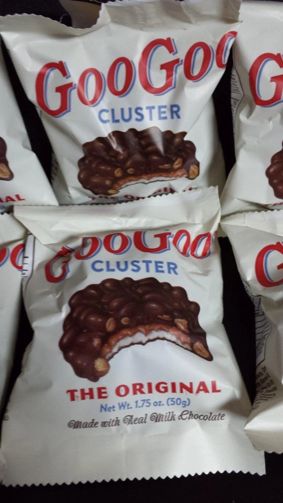 Standard Candy Goo Goo Cluster Old — front of pack at Exotic Snaxx Chicago