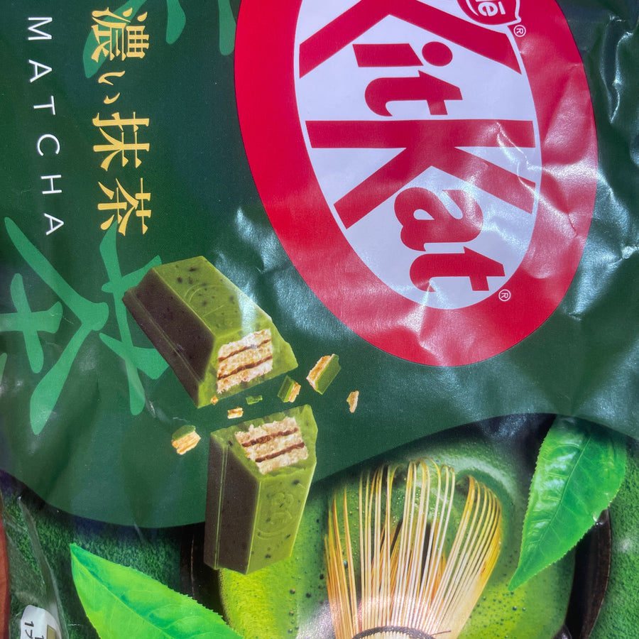 KitKat Matcha — front of pack at Exotic Snaxx Chicago