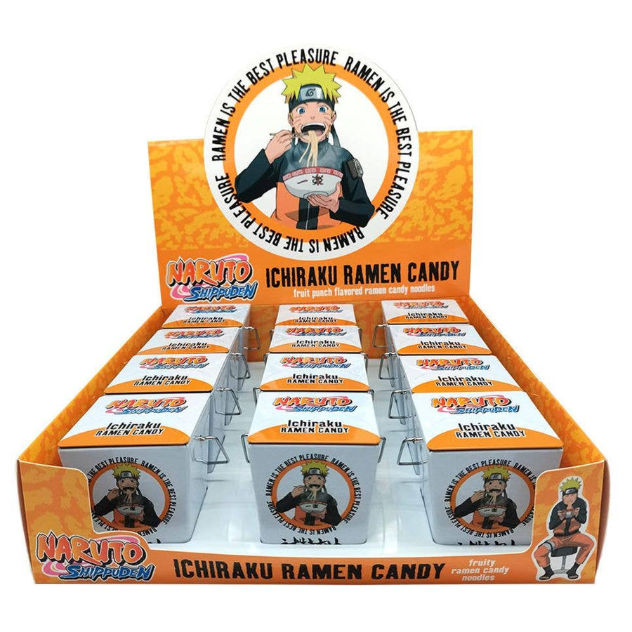 Naruto Shippuden Ichiraku Ramen Candy Tin, — front of pack at Exotic Snaxx Chicago