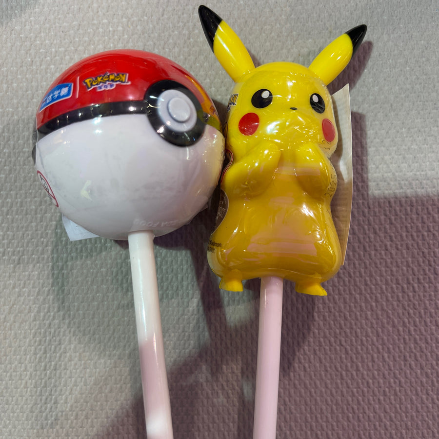 Pokemon Lollipops Pineapple — front of pack at Exotic Snaxx Chicago