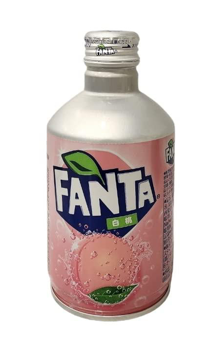 Fanta White Peach — front of pack at Exotic Snaxx Chicago