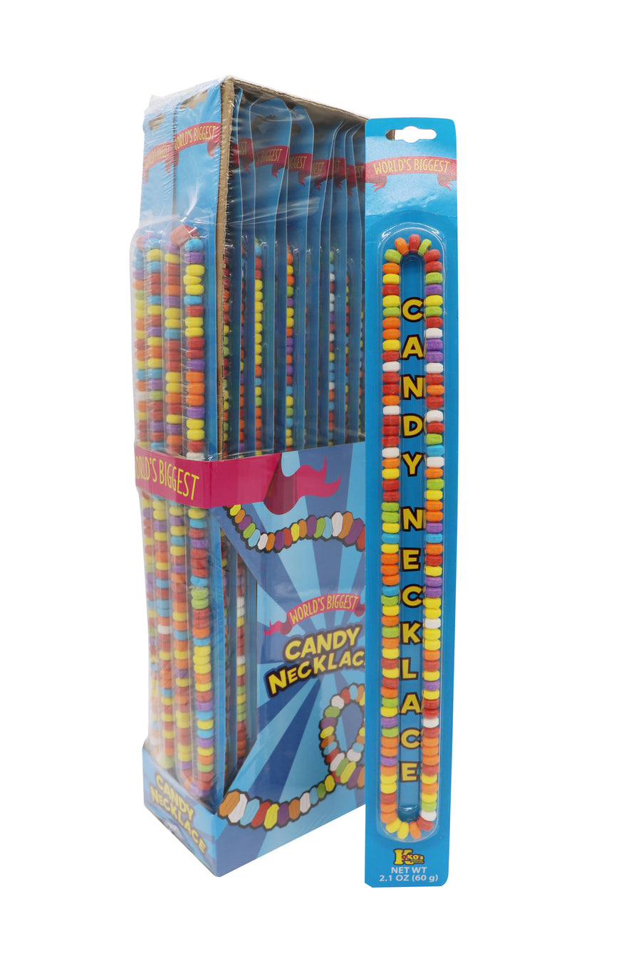 Giant Candy Necklaces, 2.1oz — front of pack at Exotic Snaxx Chicago