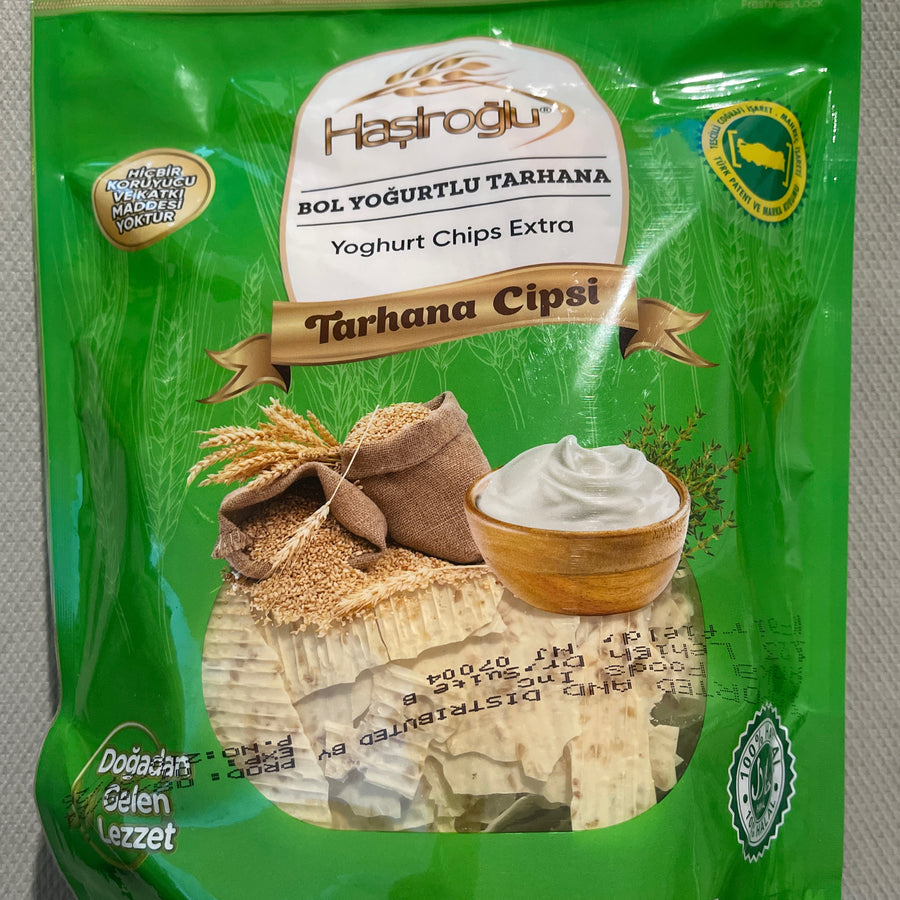 Hasıroğlu Yoghurt Chips Extra (Turkey) — front of pack at Exotic Snaxx Chicago