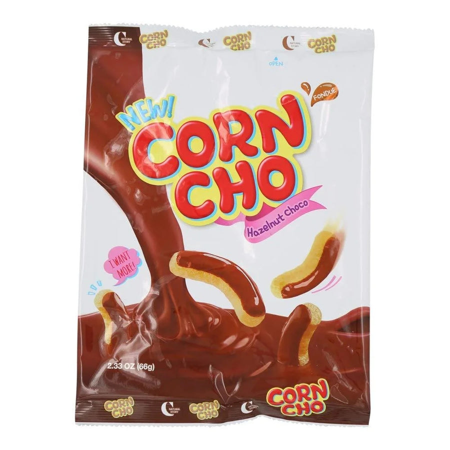 Crown, Corn Choco (Korea ) — front of pack at Exotic Snaxx Chicago