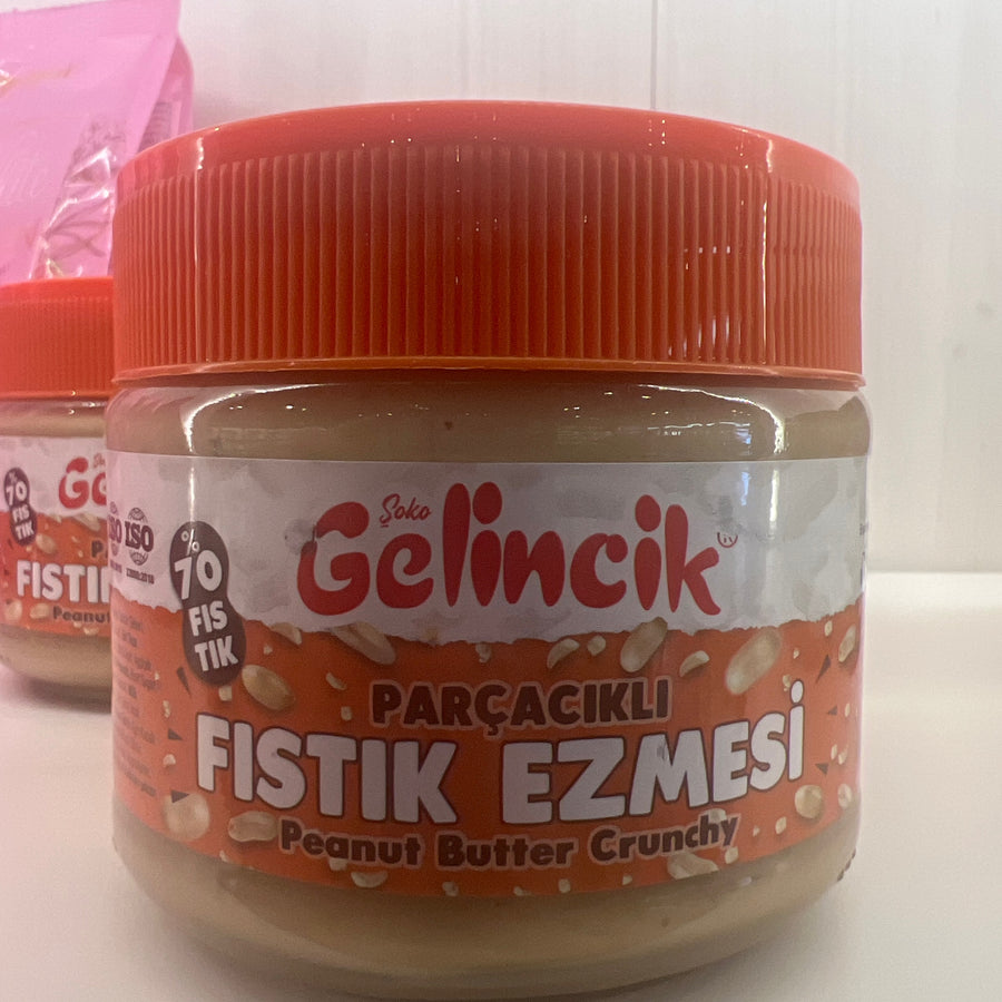 Gelincik Peanut Butter Crunchy (Turkey) — front of pack at Exotic Snaxx Chicago