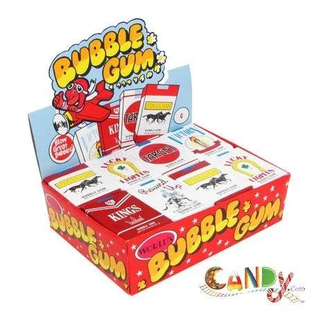 Bubble Gum Cigarettes — front of pack at Exotic Snaxx Chicago