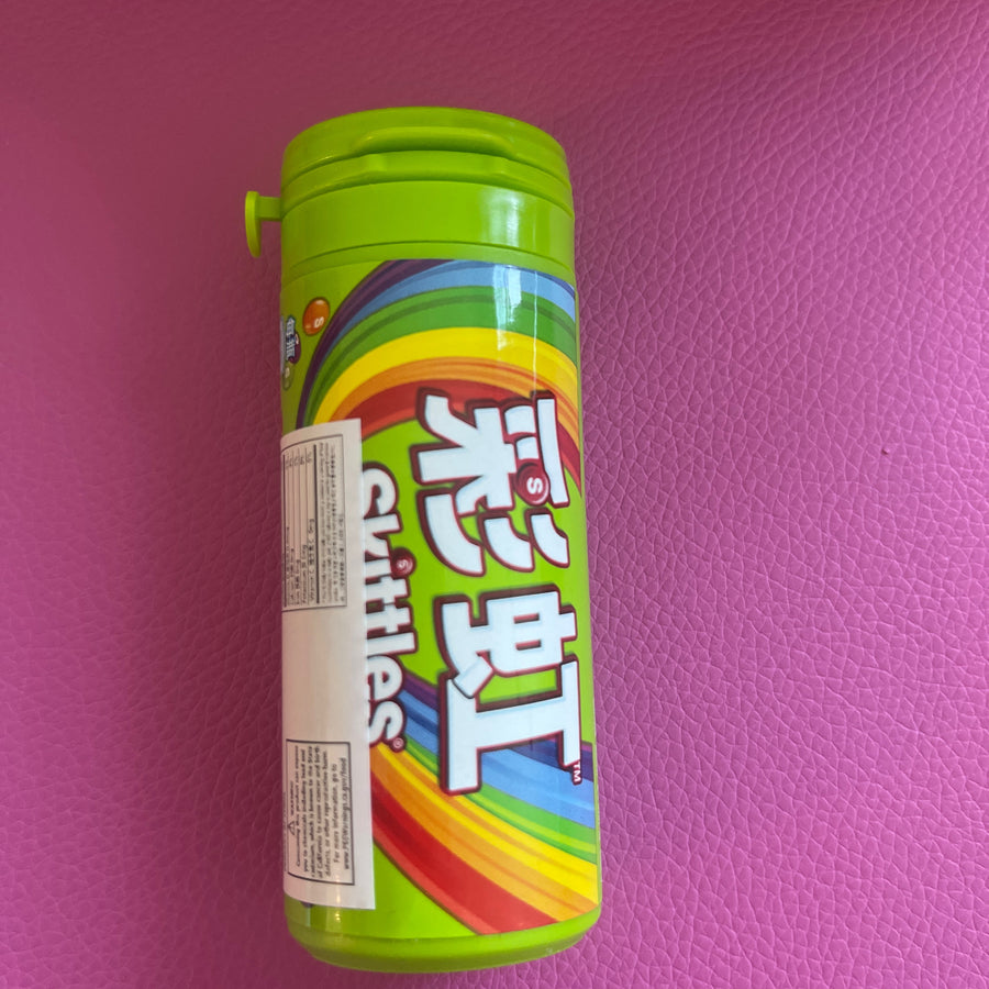 Skittles Candy – Sour Fruit Flavor (China) — front of pack at Exotic Snaxx Chicago
