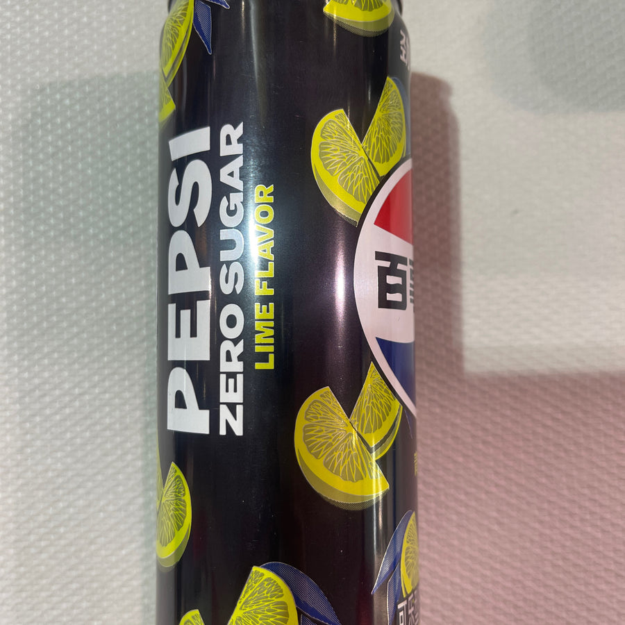 Pepsi Zero Sugar Lime — front of pack at Exotic Snaxx Chicago