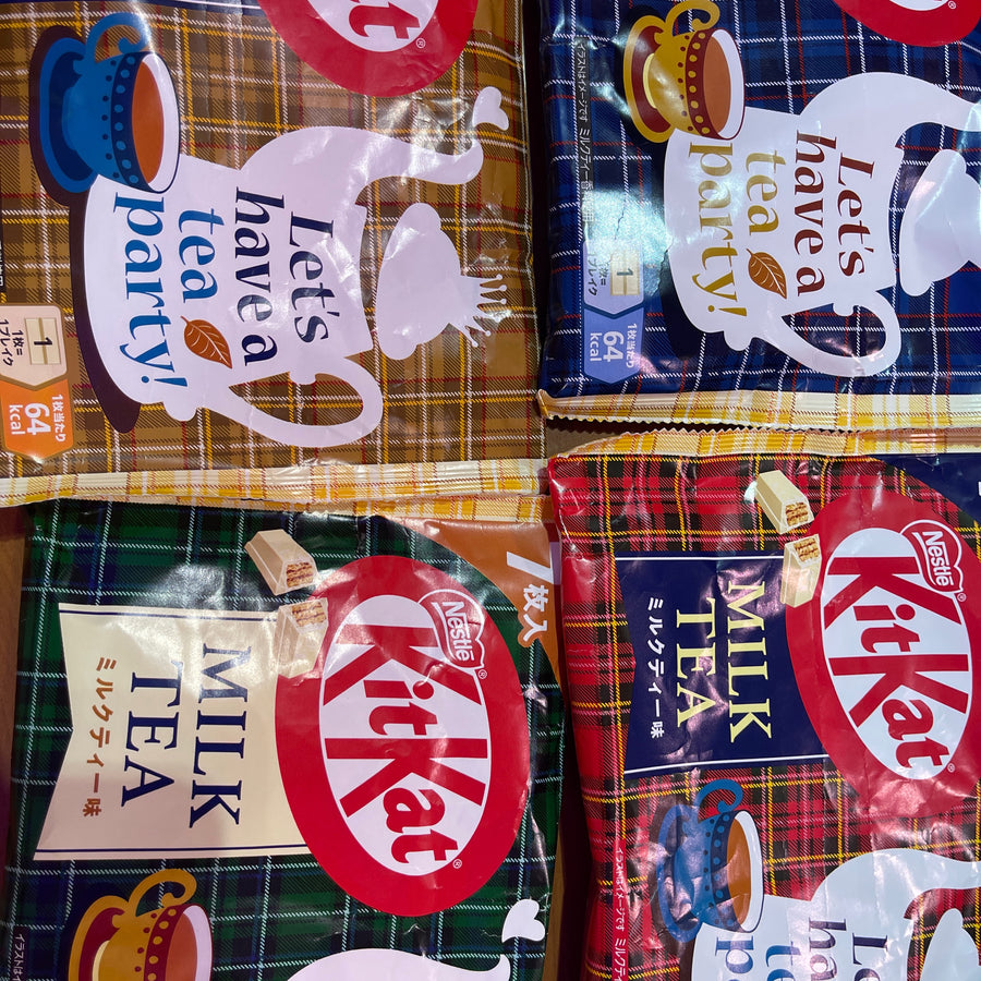 Nestlé KitKat Mini – Milk Tea Flavor Limited Edition — front of pack at Exotic Snaxx Chicago