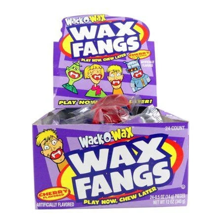 Wack-O-Wax Fangs Cherry — front of pack at Exotic Snaxx Chicago
