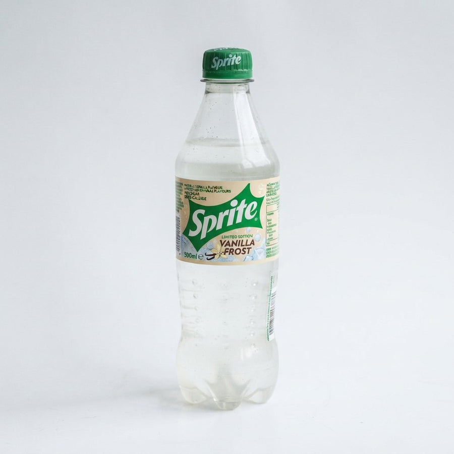 Sprite Limited Edition Vanilla Frost — front of pack at Exotic Snaxx Chicago