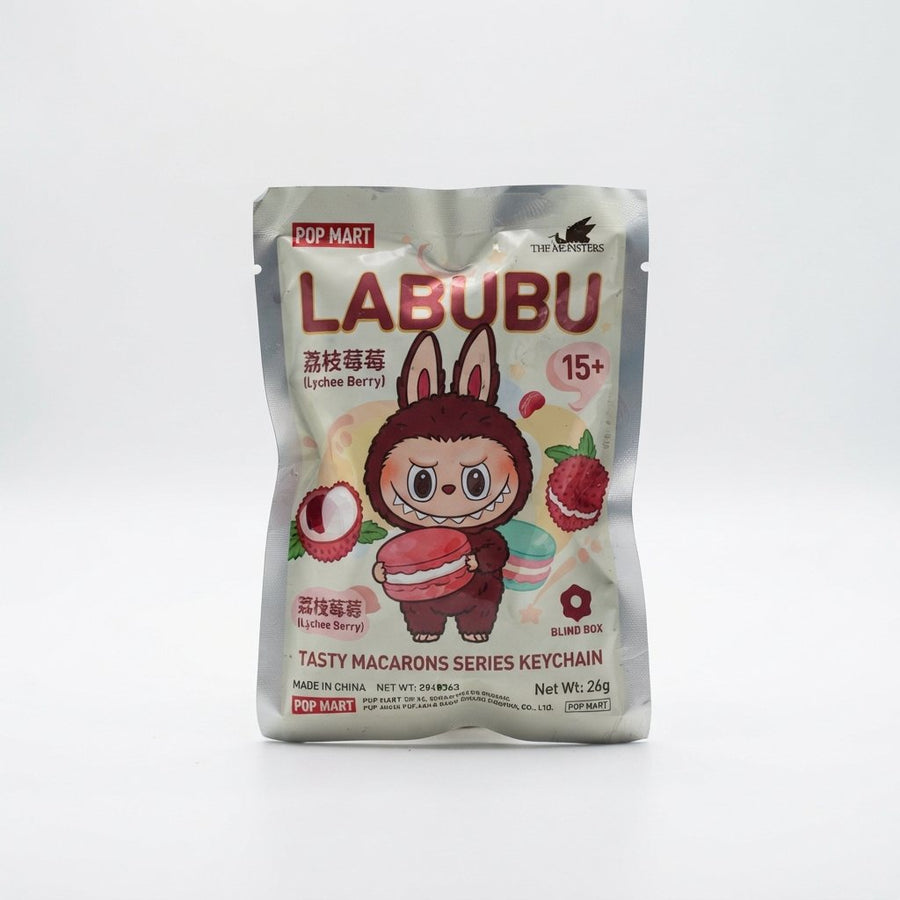 Labubu Style Blind Box Keychain — front of pack at Exotic Snaxx Chicago