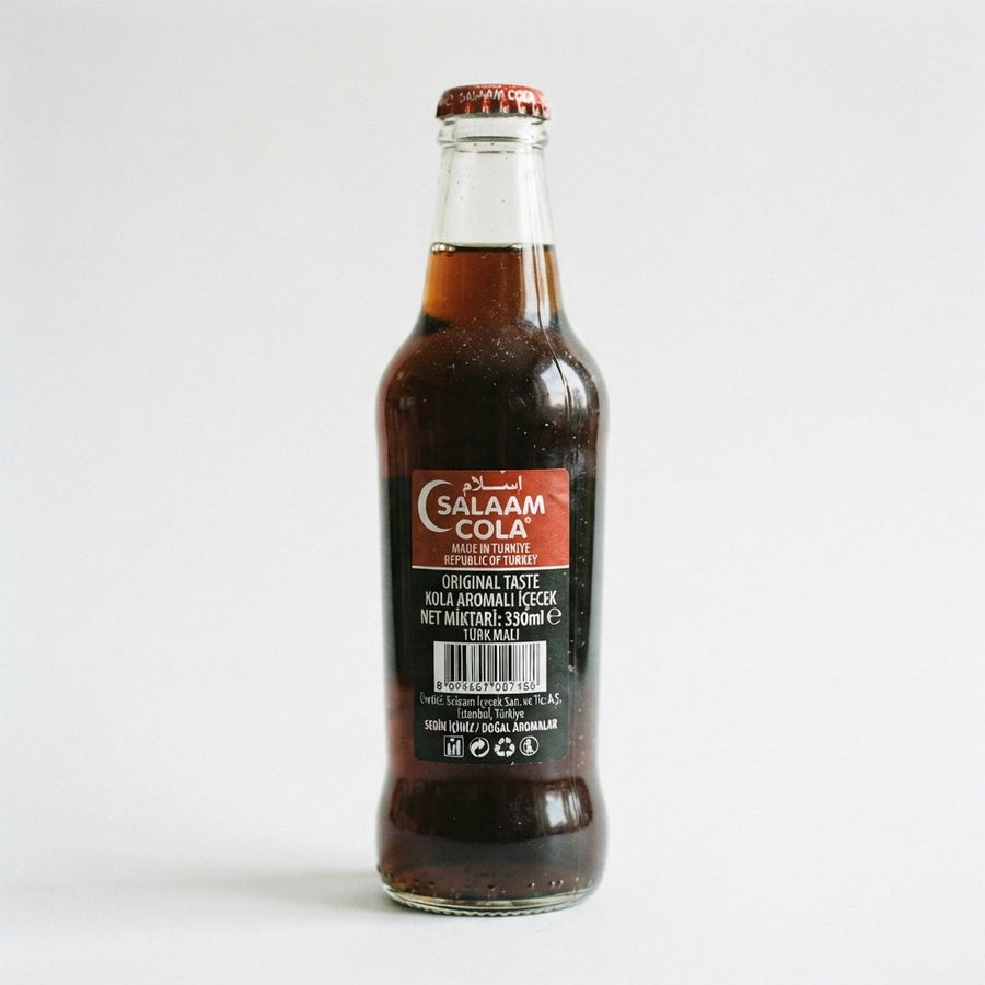 Salaam Cola Made in Turkiye — front of pack at Exotic Snaxx Chicago