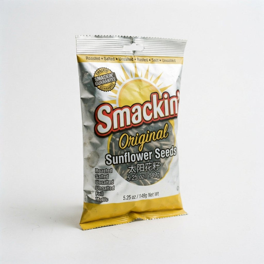 Smackin' Original Sunflower Seeds — front of pack at Exotic Snaxx Chicago