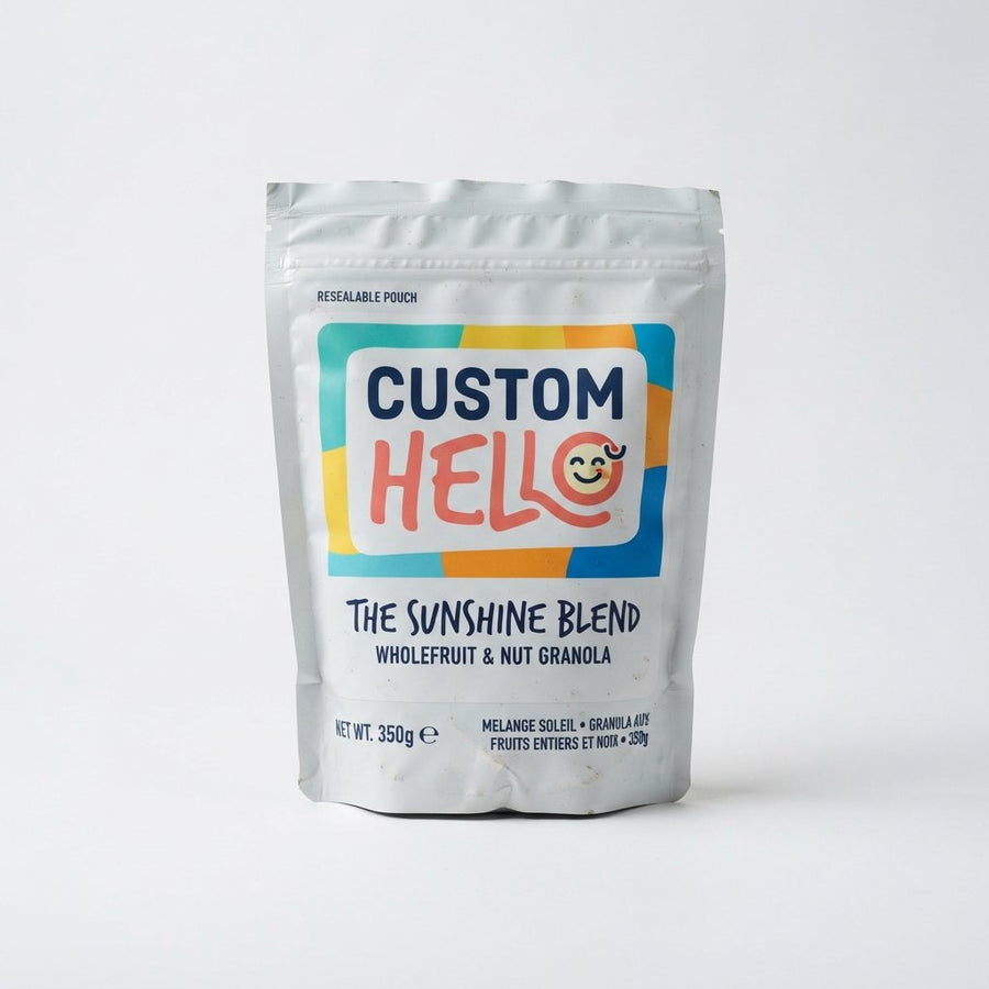 Custom Hello — front of pack at Exotic Snaxx Chicago
