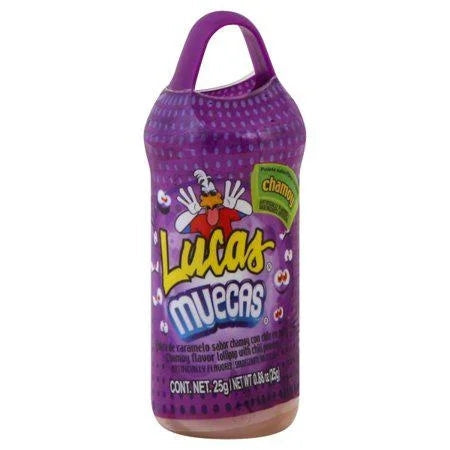Lucas Muecas chamoy candy and Mexican chamoy snacks on the shelf at Exotic Snaxx Chicago