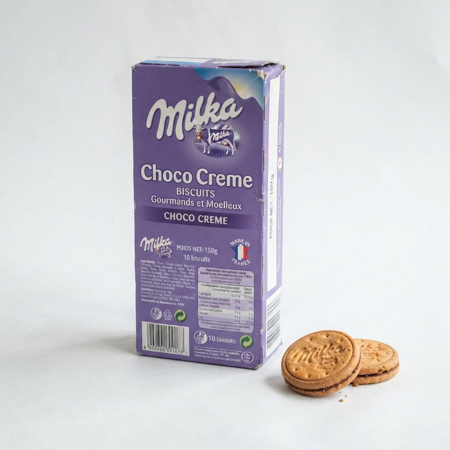 Milka Choco Creme Biscuit ( France ) — front of pack at Exotic Snaxx Chicago