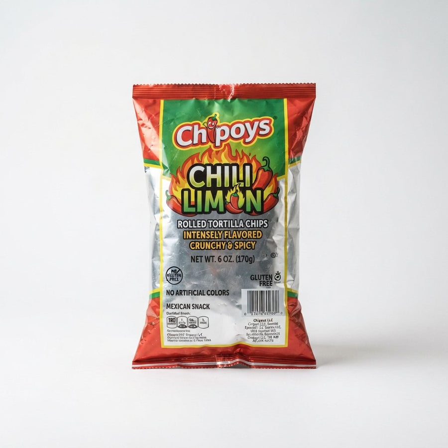 Chipoys Chili Limon — front of pack at Exotic Snaxx Chicago