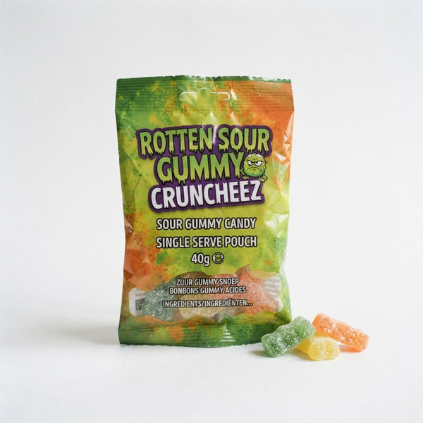 Rotten Sour Gummy Cruncheez Single Serve