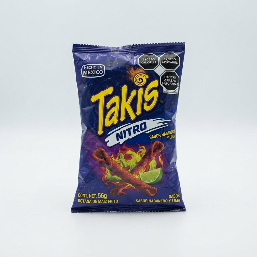 Takis Nitro Made in Mexico — front of pack at Exotic Snaxx Chicago