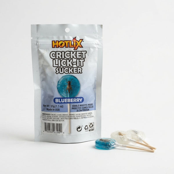 Hotlix Cricket Lick-It Sucker Blueberry