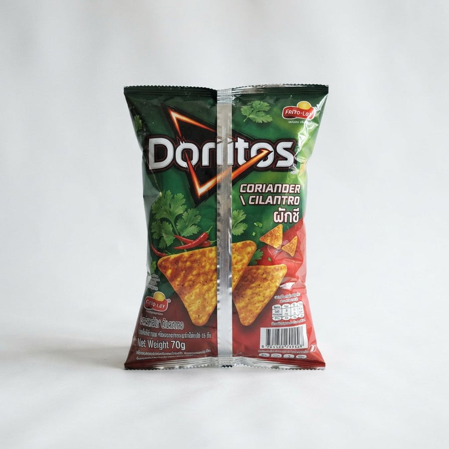 Doritos Coriander\Cilantro — front of pack at Exotic Snaxx Chicago